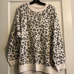 American eagle cheetah sweatshirt